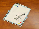 Double Sided Whiteboard Message Board Small Magnetic Whiteboard Writing Board Easy to Use for Office V1192-AZ-W-23282
