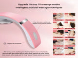 4-Head Electric Massagers Set, Vagus Nerve Stimulator Neck, 10 Modes & 16 Levels, Ergonomic Design, V1189-LWWAL-20260401-06594