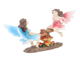 Fairy Statue Ornament Seesaw Figure Resin Realistic Figurine Decoration for Garden Home Living Room V1294-YM0710-3115230104211