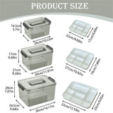 Food Storage under 20,Storage Box Transparent Kit Storage Items Storage Transparent Multi V1369-AZ3-W-17638