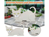 Flower Pot Cat Shape Garden Decoration - H V1263-JX-923