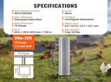 Hardware Cloth, 12.7mm 610mm7.62m 19 Gauge, Hot Dipped Galvanized Wire Mesh Roll, Chicken Wire V952-DXGSWL24IN25CF4GSV0