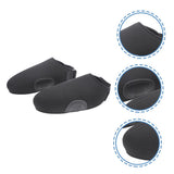 1Pair Practical Shoe Covers Black with Anti-Freeze Feature for Outdoor Hiking and Ski Boot V1370-AZ4-15000