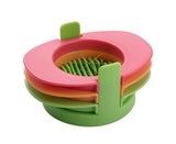 3 In 1 Stainless Steel Cutting Wires Hard Boiled Egg Slicer Cutter Kitchen Tool-Red Green Orange V1263-JX-604