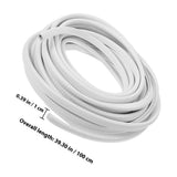White U-Shape Car Door Edge Guard Seal Strip 10 Meter V1366-AZ2-W-21409