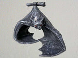 Halloween Bat-Shaped Candlestick Resin Hanging Garden Statue Sculptures Crafts Candle Holder for V1294-YM0716-10347709