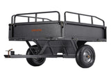 Garden Utility Trailer, 10 Cu. Ft & 227 kg Capacity, ATV UTV Hauling Trailer, Tow Behind Steel Dump V952-HYTCHSTPK10CJT946001V0