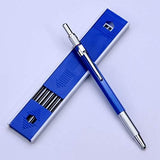 2.0mm Mechanical Pencil Lead Pencil for Draft Drawing Carpenter Crafting Art Sketching with 12 Pcs V1188-ZC-LHJ-532