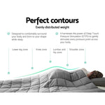 Giselle Weighted Blanket 7KG Deep Relax WBLANKET-CT-7KG-LGY