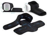 Air Compression Heated Foot Massager, Sole & Ankle Dual Zone Kneading with 4 Intensities, 4 Temp and V888-ELOSUNG55104-1