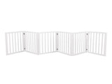 PaWz Wooden Pet Gate Dog Fence Safety White 100 Pack PT1060-6-WH