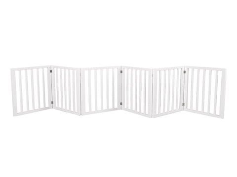 PaWz Wooden Pet Gate Dog Fence Safety White 100 Pack PT1060-6-WH_NZ