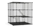 CARLA HOME Large Cat Cage Diy Enclosure, 3 Tier Pet Playpen Cat Kennel V178-36585