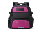 Pink And Black Large Capacity Sports Backpack, Waterproof Basketball & Soccer Bag, Separate Shoe V888-ELOSUNG13419
