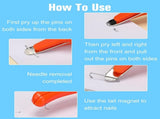 24 Pcs Magnetic Staple Remover Bulk Staple Remover Puller Removing Pen Operation Christmas Tool V1258-DP02-F-875