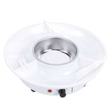 Electric Fondue Pot Set Chocolate Fondue Kit Detachable Serving Tray 10 Roasting Forks for Parties V1294-YM0901-3113260009611