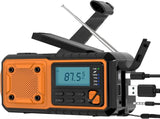 Emergency Radio Flashlight 4000mAh Hand Crank Portable AM/FM Radio for Camping Outdoor Emergencies V1258-DP02-BOL-485