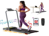 Everfit Treadmill Electric Walking Pad Incline Under Desk 380mm Grey TMILL-380H-INC-GR