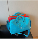 Dopamine Color-Blocking Bag Large Capacity Travel Bag Travel Accessories - Yellow - Size 25L V1106-127-230362-YEL-25L