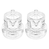 2pcs Mini Honey Jars Acrylic Leakproof for Kitchen Storage Supplies V1369-AZ3-W-11010