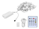 5V RGB Light String IP65 10m WIFI Intelligent Decorative Lamp with 24Key Remote Control V1294-YM0901-3119210062211