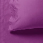 1000TC Ultra Soft Single Size Bed Purple Flat & Fitted Sheet Set V493-ASS-02