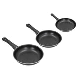 3Pcs Frying Pan Set Household Mini NonStick Pan Kitchenware for Induction Cooker Gas Stove V1294-YM0901-3118210138511