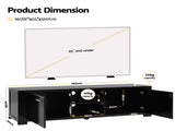 Artiss TV Cabinet Entertainment Unit 160cm Black Maxi FURNI-N-MAXI-TV160N-BK-AB