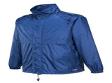 HUSKI STRATUS RAIN JACKET Waterproof Workwear Concealed Hood Windproof Packable - Cobalt V563-918032-STRATUS-COBL-5XL
