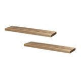 Artiss Floating Wall Shelf Set of 2 Wood 90CM FUR-V-WALL-03-WD