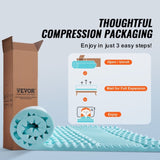 Mattress Topper, Queen Size, 50.8 mm Thickness, Memory Foam Mattress Pad, Cooling Gel Infusion, V952-JYHMD6080INCJRGHRV0
