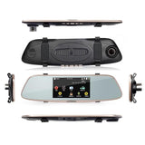 720P Dual Channel Car Black Box With 5 Ips Touch Screen Rear View Mirror PRL-6539SMC