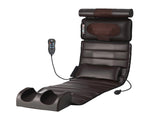 Livemor Massage Mat Kneading Neck Foot Massager Heated Vibration Airbag Mattress MASSAGE-MAT-02-PU-BR