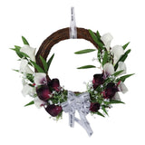 White Calla Lily Wedding Gar Small Wreath for Home Doors V1370-AZ4-23694