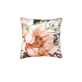 Bianca Eliana White Velvet Square Filled Cushion 43 x 43cm V442-BCA-CUSHION-ELIANA-WHITE-SQ