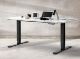Levede Motorised Standing Desk Adjustable 120cm White 800x 1.5MM DH4948-120D-BKWH