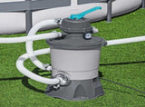 Bestway Pool Pump Sand Filter 800GPH 3028L/H Pools Flowclear Filters BW-SAND-530-58515