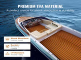 Boat Flooring, EVA Foam Boat Decking 94.5" x 35.4", Non-Slip Self-Adhesive Flooring, 23.2 sq.ft V952-CBZZFHPMDDZSW620PV0