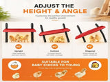 CARLA HOME Chick Brooder Heating Plate - Adjustable Height - Red - Chicken Heater V178-36540