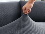 Easy-Going Waterproof Couch Cover, Sofa Stretch Jacquard Slipcover, Leakproof Furniture Protector V1192-AZ-W-0336