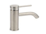 Brushed Nickel Round Curve Kitchen Laundry Basin Mixer Vanity Counter Top Faucet V1233-KRD103BS