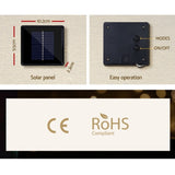 12.5M Christmas Lights Solar Icicle String Light Warm White Jingle Jollys XMAS-LED-500-IC-WARM-SLA