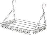 Drying Rack - 36 Stainless Steel Clips - Reinforced No Deformation - Socks and Underwear Drying Rack V1188-MS101-00937-1