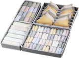 4 Pack Drawer Organizer Foldable Oxford Fabric Closet Storage Bins With Compartments For Underwear V1237-ZY-807-312