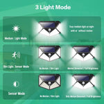 100 Waterproof LED Motion Sensor Solar Security Lights Outdoor V178-14681