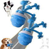 Interactive Smart Pet Puppy Ball with Ropes, Vibrating Squeaky Electric Balls for Dogs with Jumping V1366-AZ2-W-11554