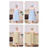 Bath Towel Wrap Women Plus Size - Adjustable Soft Microfiber Shower After Body Wraps with Hair V1189-WXFWAL-20260319-01642