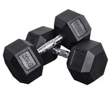 9 Pairs Hex Dumbbells PLUS Dumbbell Rack V1012-CF9HDB270DBR110