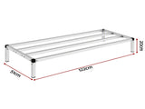 Giantz 122x51cm Aluminum Dunnage Rack Heavy Duty Kitchen Storage Platform DNR-ALU-48X20