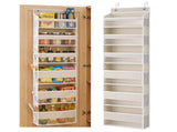 Artiss 2X Over Door Storage Hangers Pantry 6-Tier Organiser Pockets Fabric Beige OVDS-HY-01-6T-BGX2